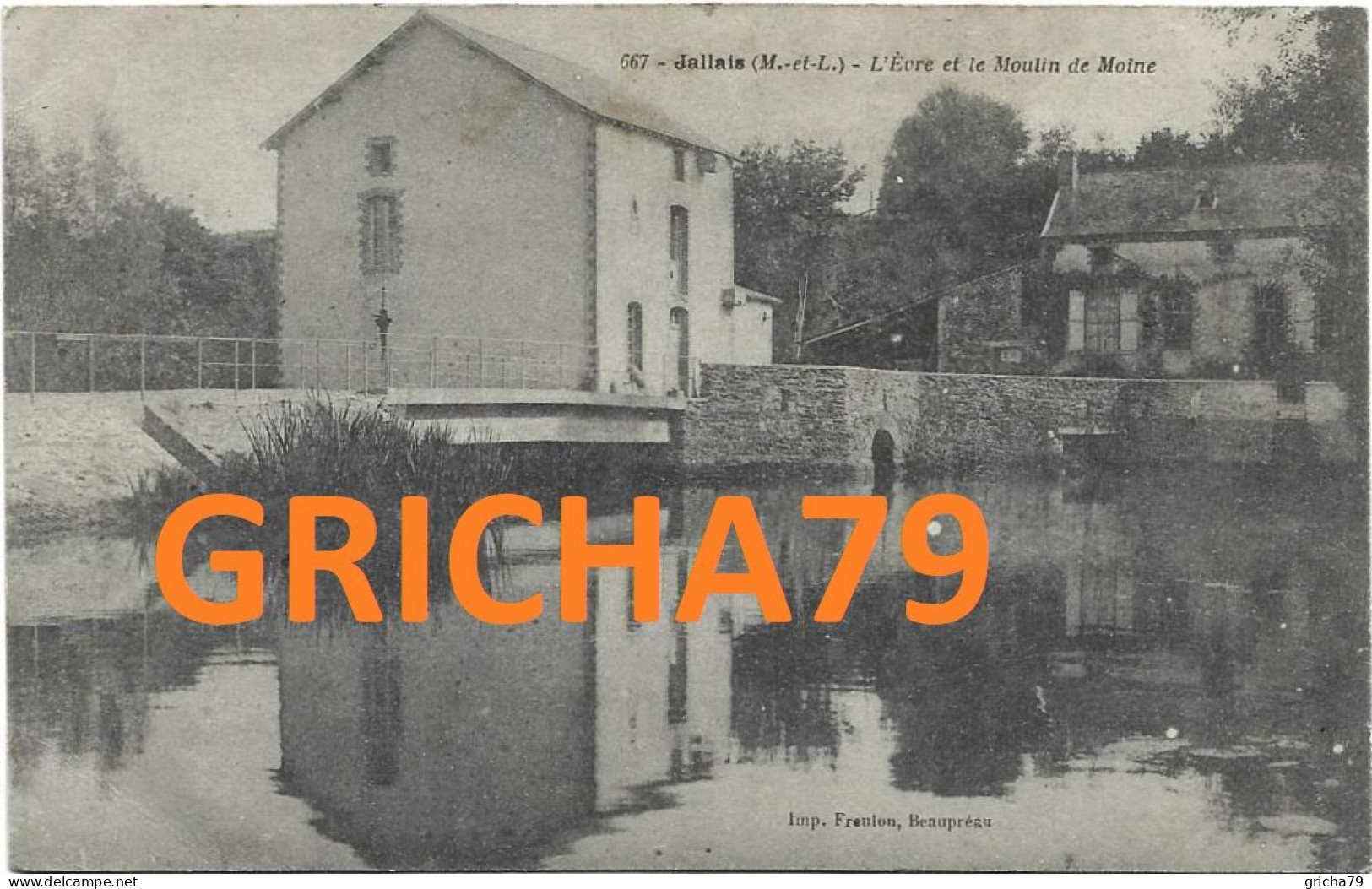 49 JALLAIS L EVRE ET LE MOULIN DE MOINE - Autres & Non Classés