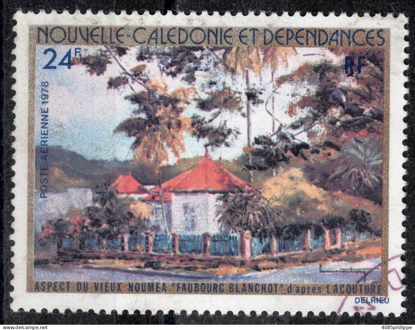 Nvelle CALEDONIE Timbre-Poste Aérienne N°189 Oblitéré Cote : 1€25 - Usati