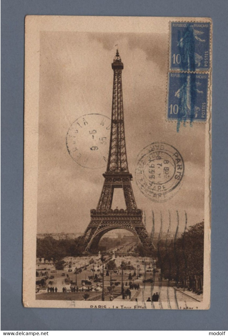 CPA - 75 - Paris - La Tour Eiffel - Circulée En 1935 - Eiffelturm