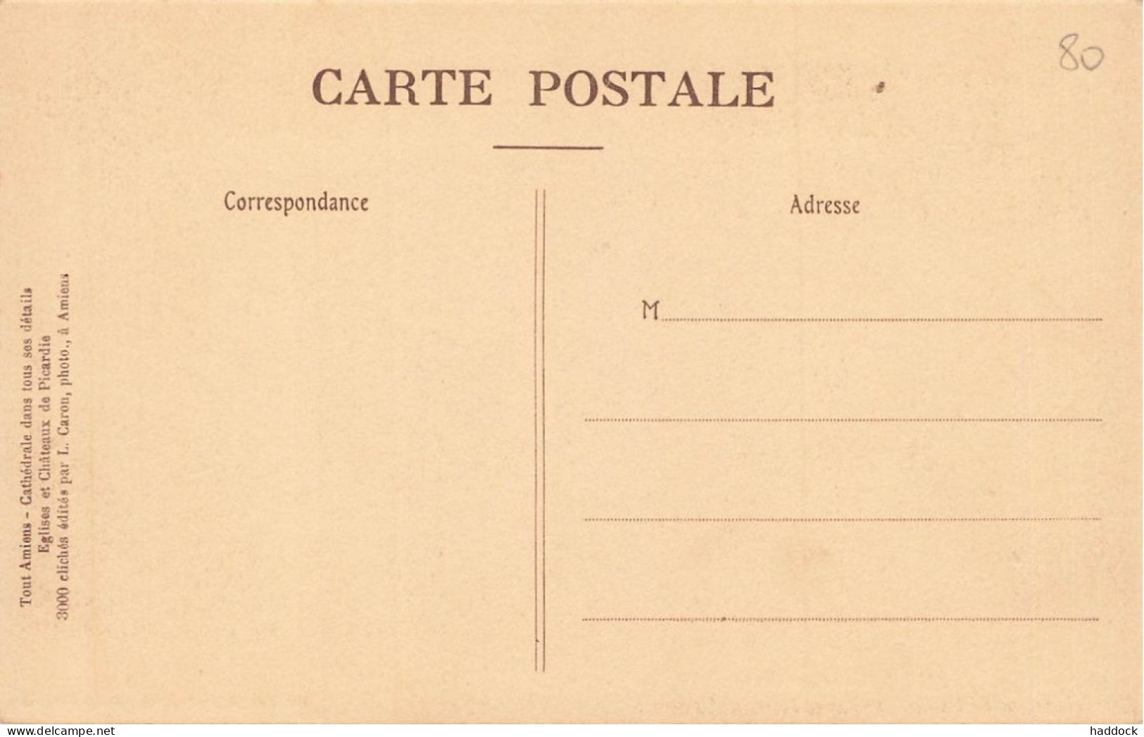AMIENS : CATHEDRALE - STALLES DU CHOEUR - 1re SERIE, N° 2 (COTE GAUCHE) - Amiens