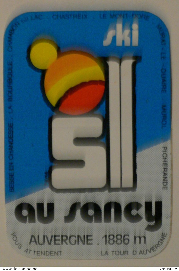 AUTOCOLLANT SKI AU SANCY - Stickers