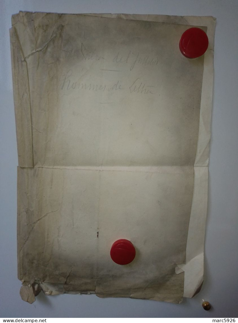 N°2006 ANCIENNE LETTRE A M LE COMTE DE BARROIL DATE 1829 - Historische Dokumente