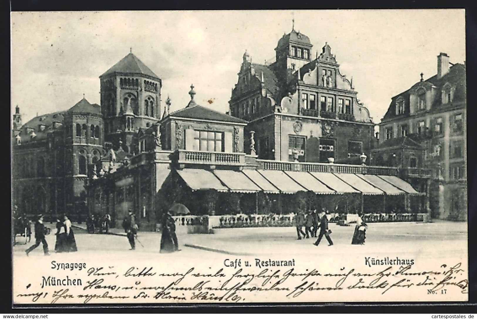 AK München, Synagoge, Cafe Und Restaurant, Künstlerhaus  - Judaisme