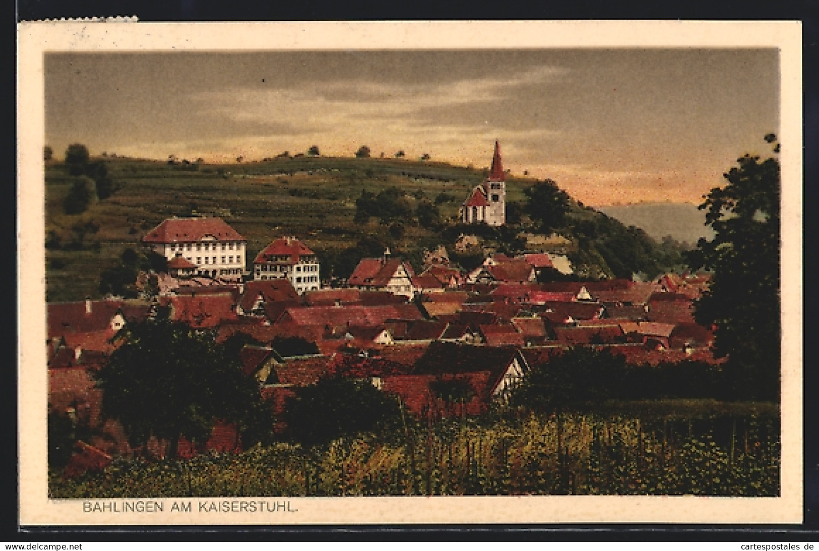 AK Bahlingen Am Kaiserstuhl, Blick über Die Dächer  - Kaiserstuhl