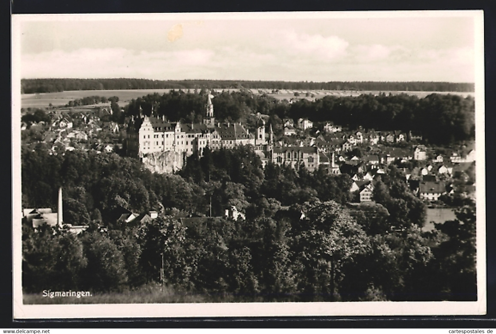 AK Sigmaringen, Ortsansicht Mit Schloss  - Sigmaringen