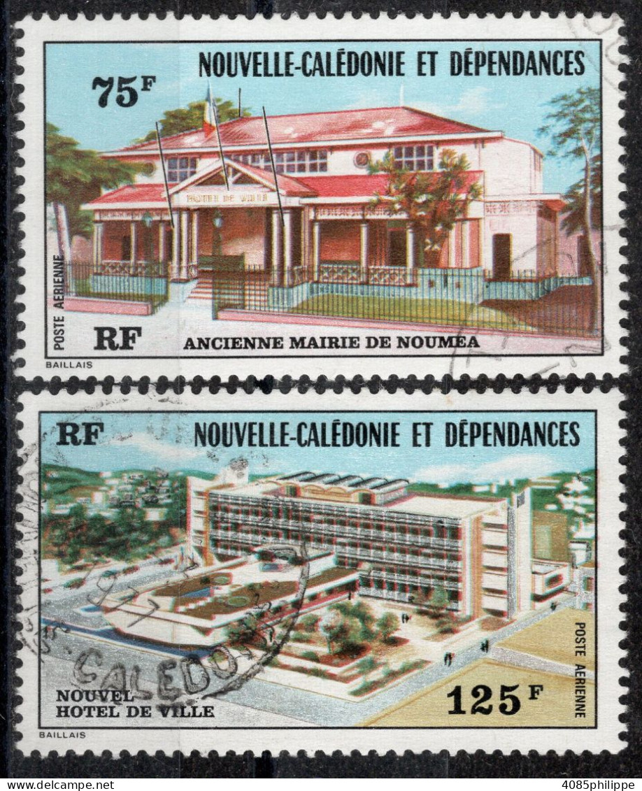 Nvelle CALEDONIE Timbres-Poste Aérienne N°174 & 175 Oblitérés Cote : 8€50 - Oblitérés