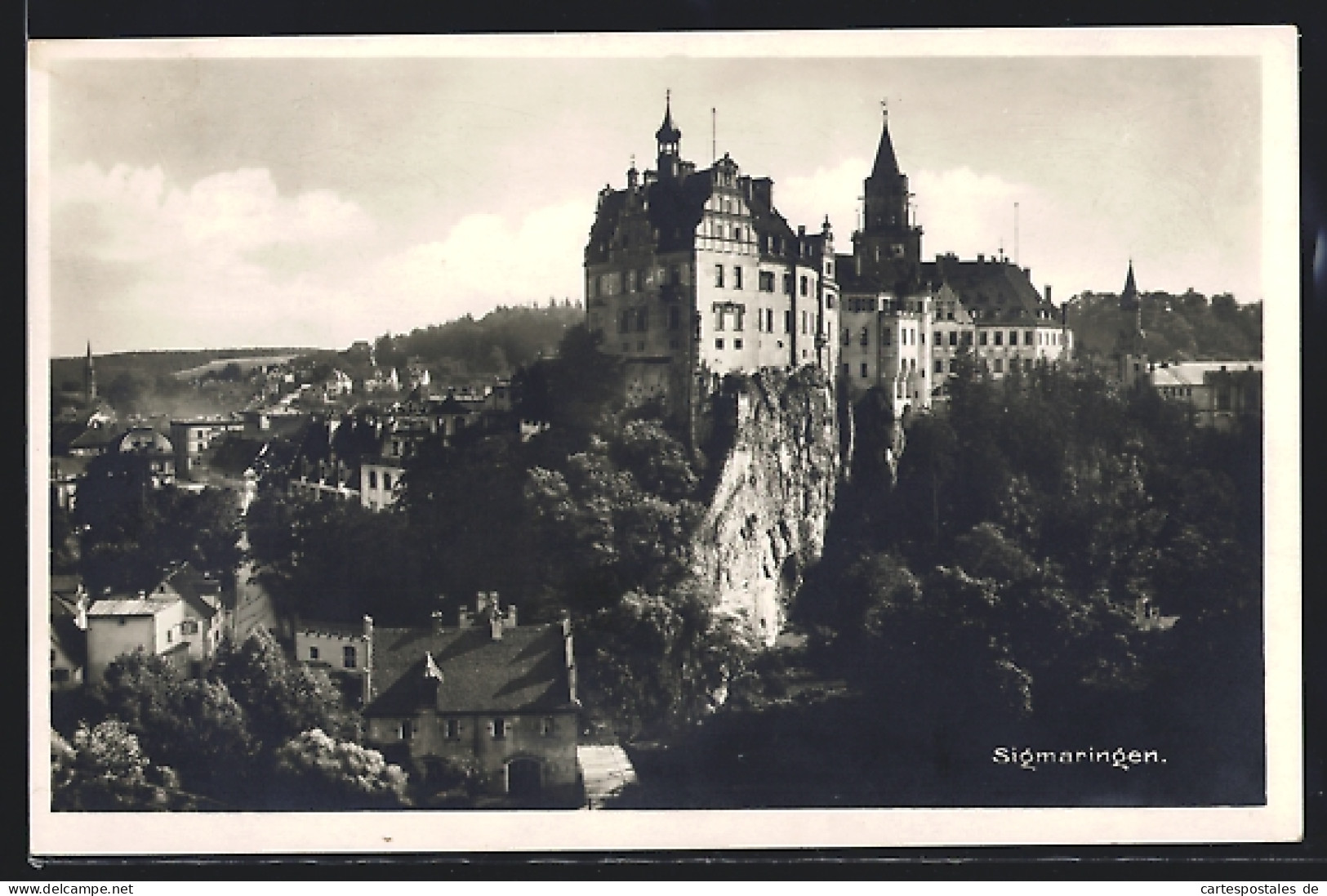 AK Sigmaringen, Blick Auf Das Schloss Im Sonnenschein  - Sigmaringen