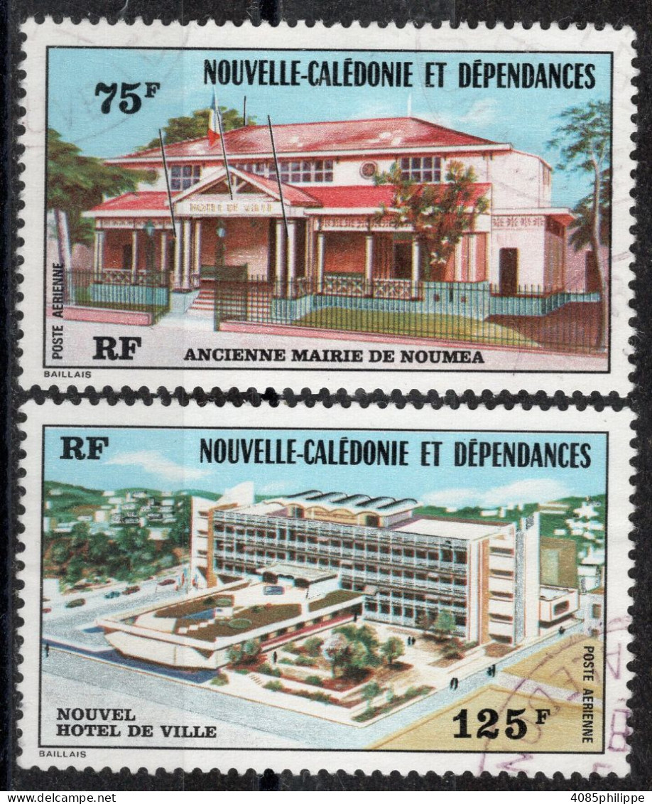 Nvelle CALEDONIE Timbres-Poste Aérienne N°174 & 175 Oblitérés Cote : 8€50 - Used Stamps