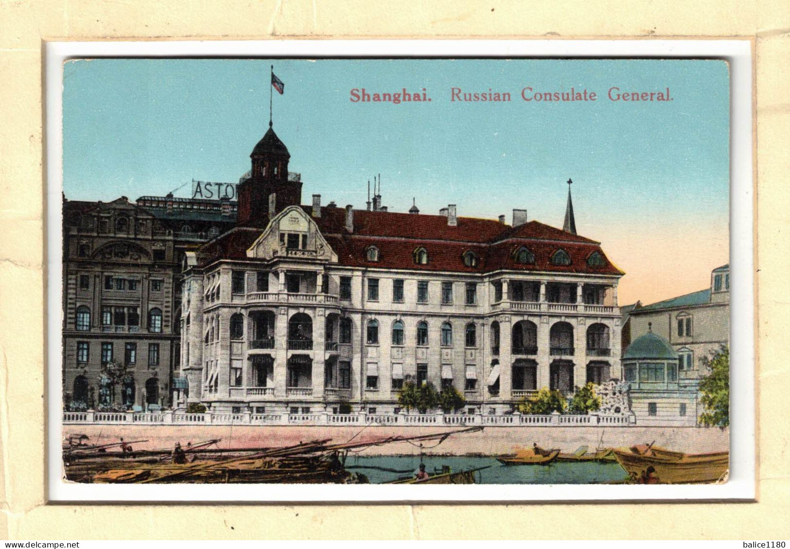 CPA  CHINE CHINA SHANGHAI CONSULAT RUSSE RUSSIAN CONSULATE GENERAL   Old Postcard - China