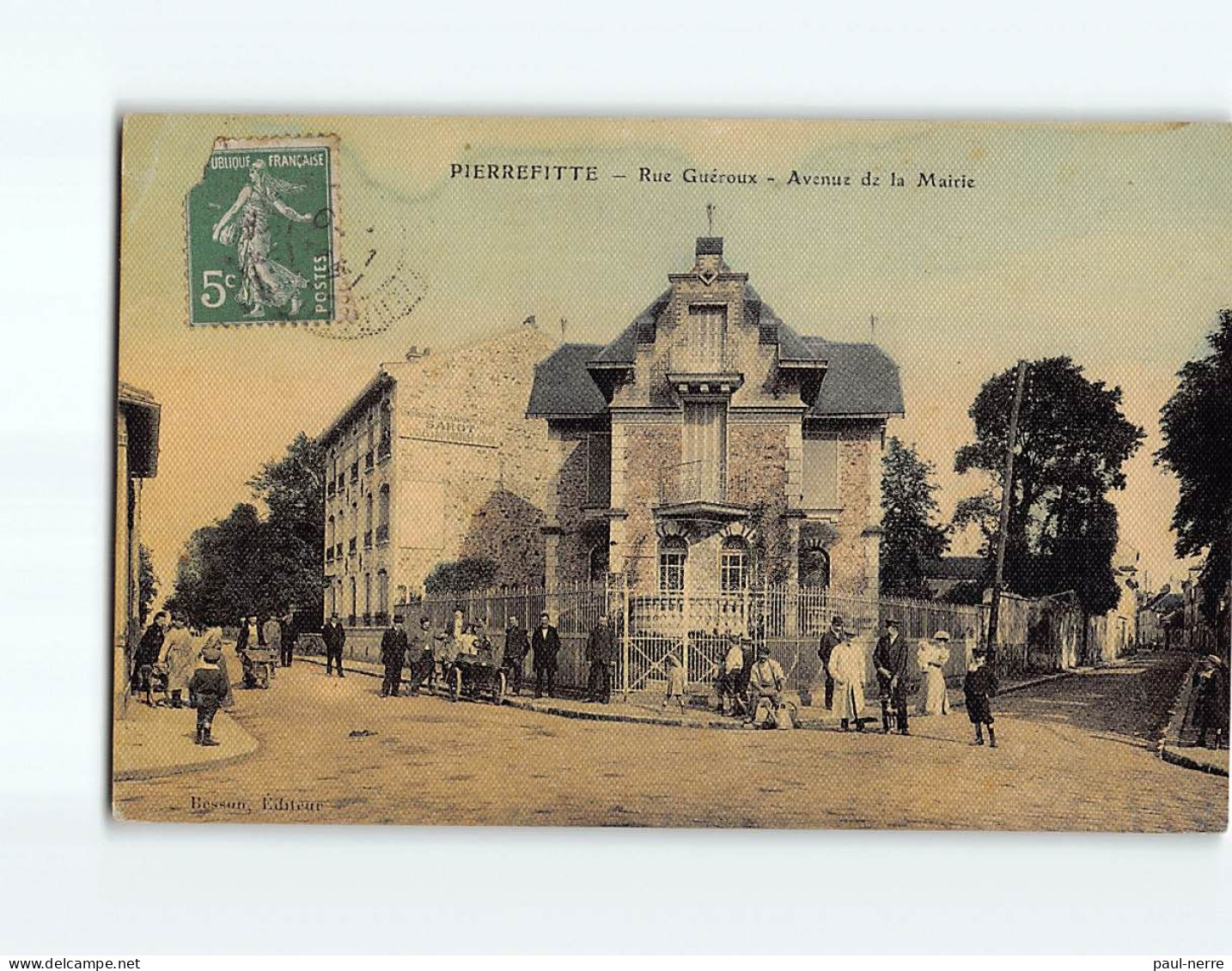 PIERREFITTE : Rue Guéroux, Avenue De La Mairie - état - Pierrefitte Sur Seine