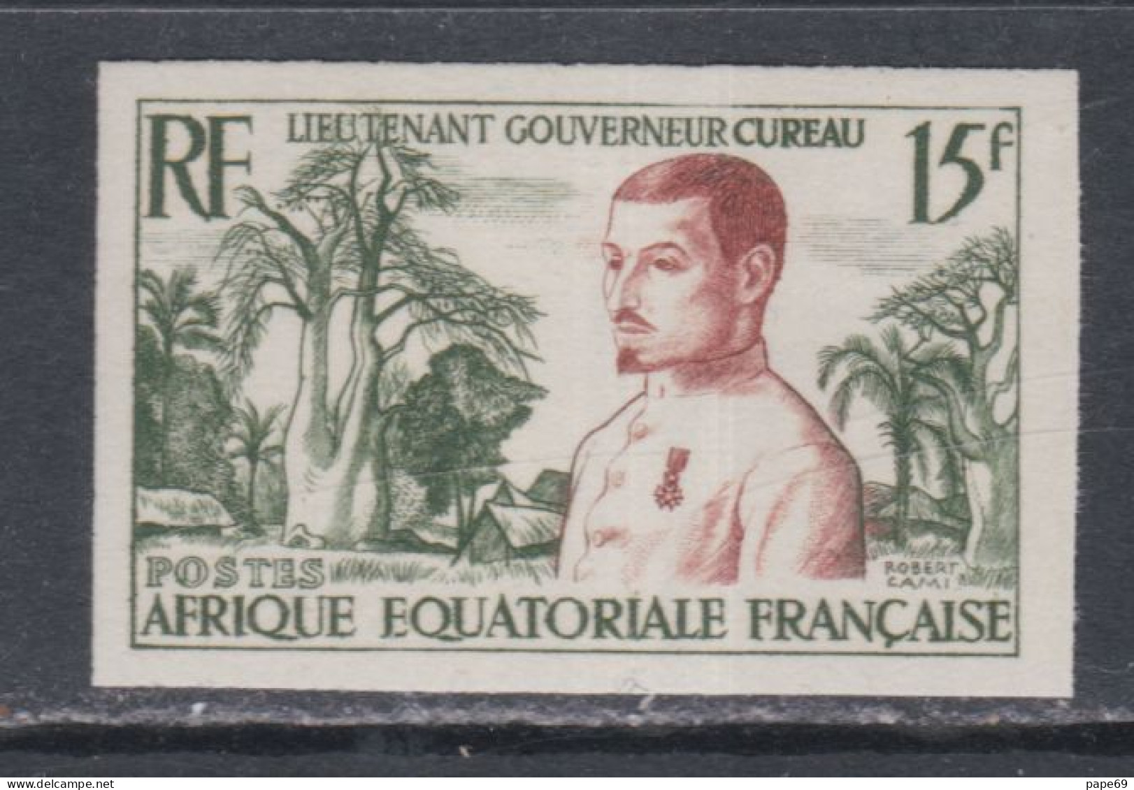 A. E. F. N° 230 Nd XX Lieutenant-Gouverneur Cureau Non Dentelé Sans Charnière, TB - Unused Stamps