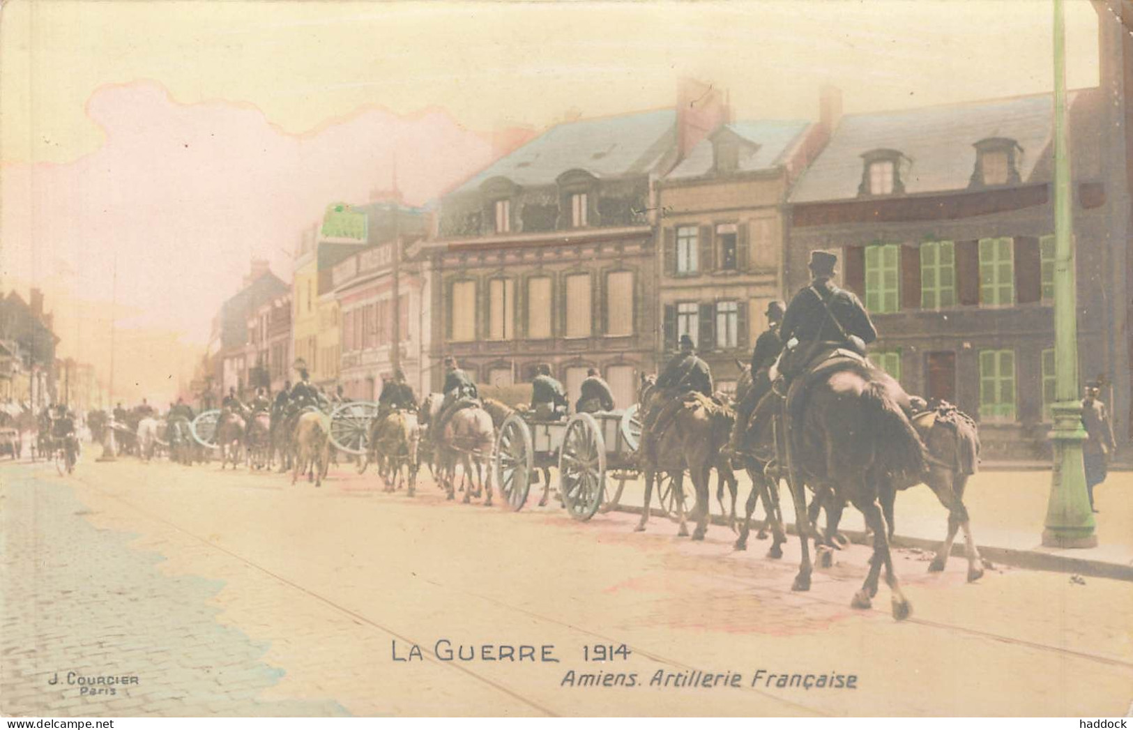 AMIENS : LA GUERRE 1914 - ARTILLERIE FRANCAISE - Amiens