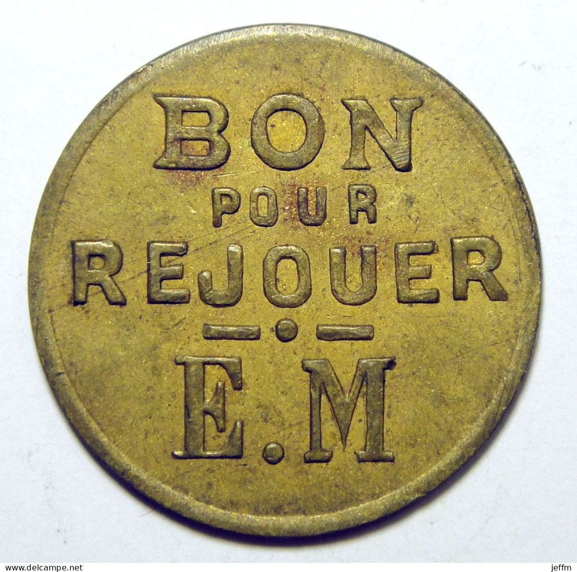 Jeton Bon Pour Rejouer E.M. - Noodgeld