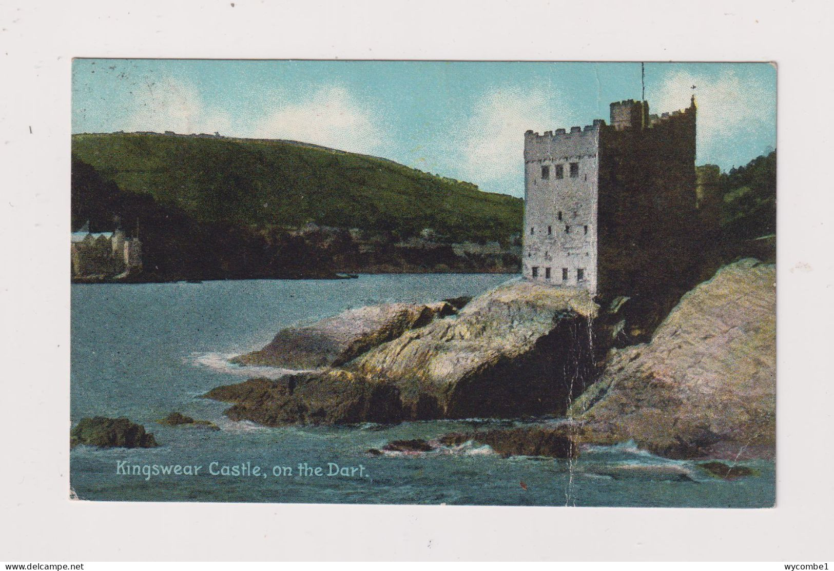 ENGLAND -  Kingswear Castle Used Vintage Postcard - Altri & Non Classificati