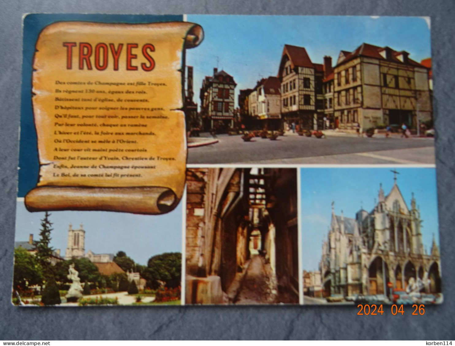 TROYES  CAPITALE DE LA  CHAMPAGNE - Troyes