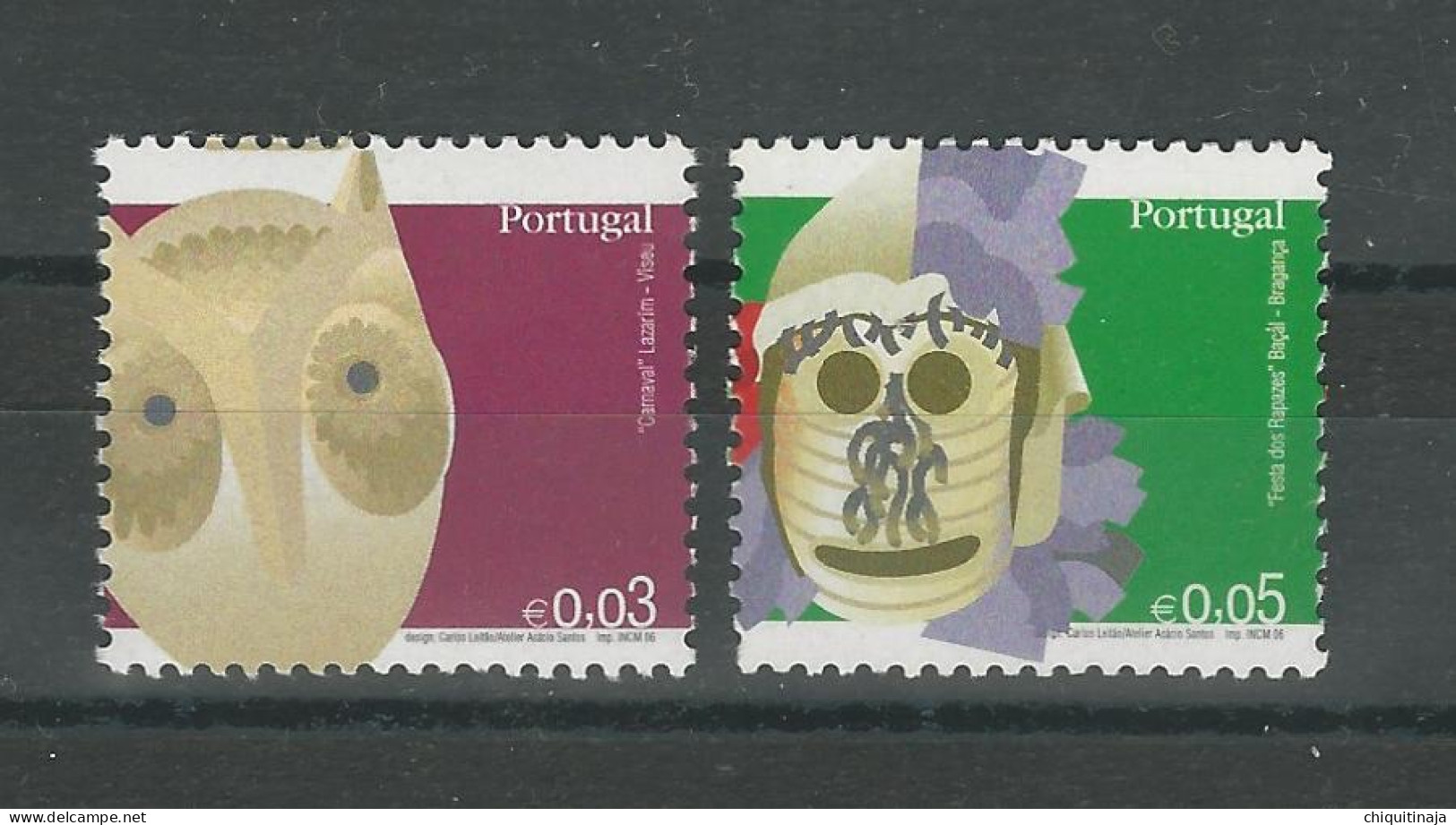 Portugal 2006 “Máscaras” MNH/** - Ongebruikt