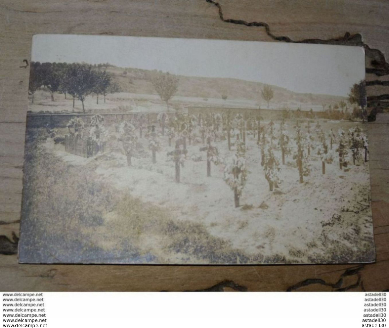 Carte Photo Cimetiere Militaire A Identifier ................ 3609 - Da Identificare