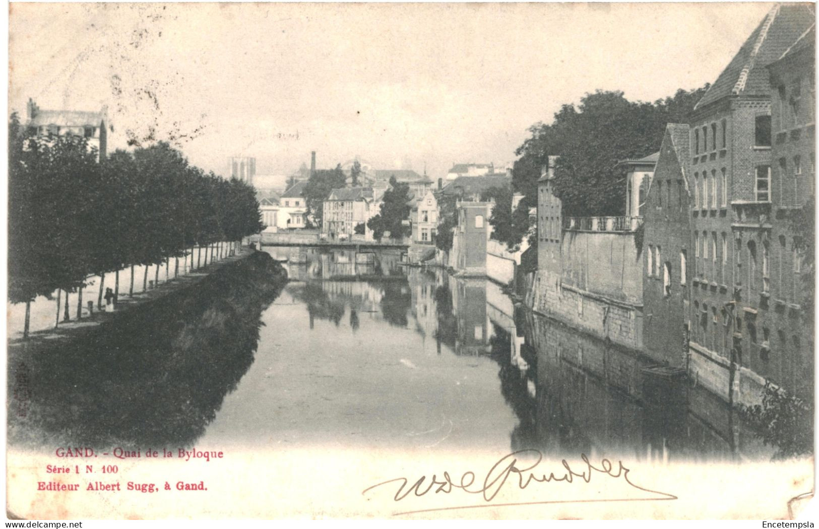 CPA Carte Postale Belgique Gand Quai De La Byloque 1902 VM80271 - Gent