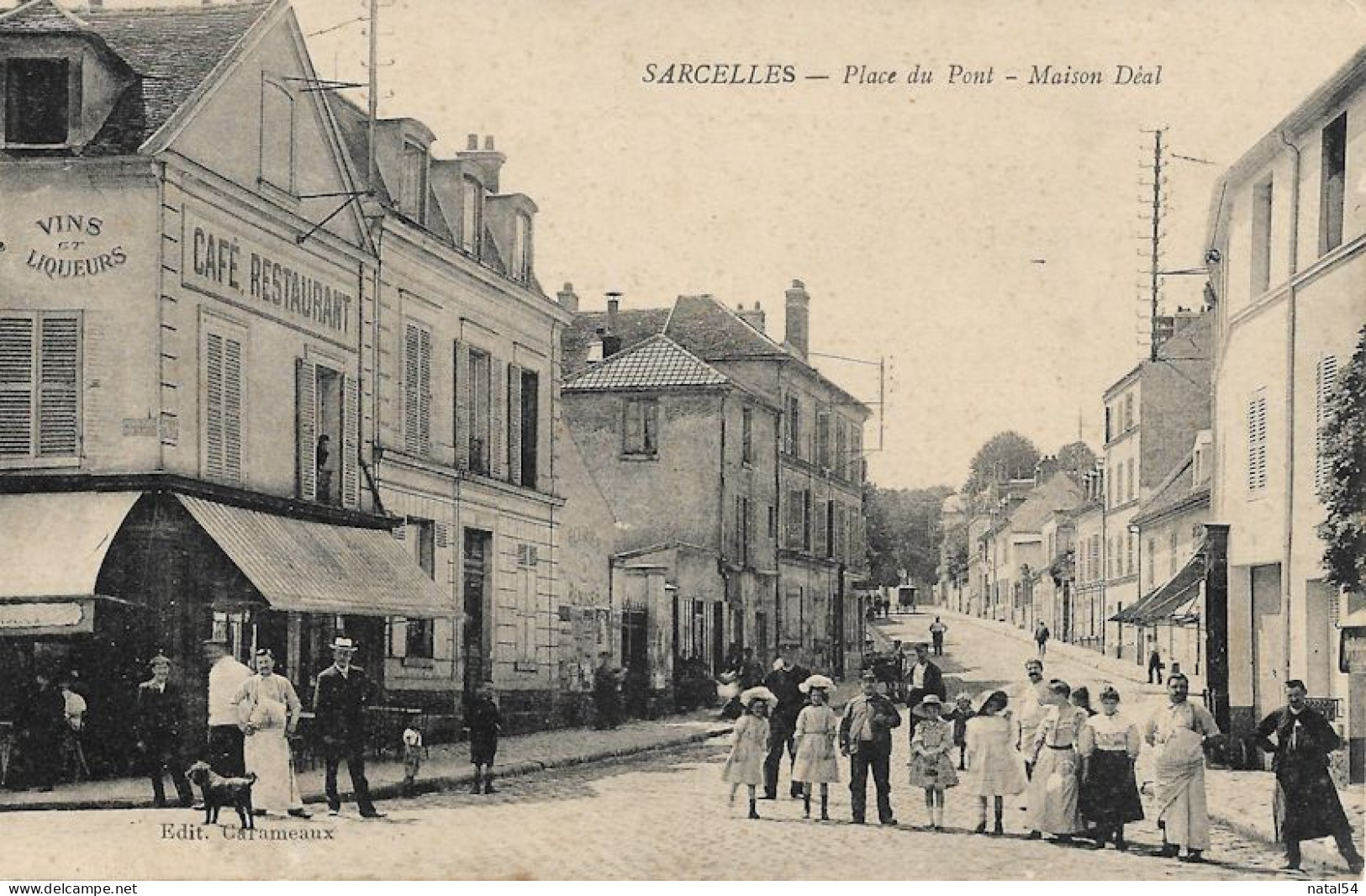 95 - Sarcelles : Place Du Pont - Maison Déal - Animée - CPA écrite - Sarcelles