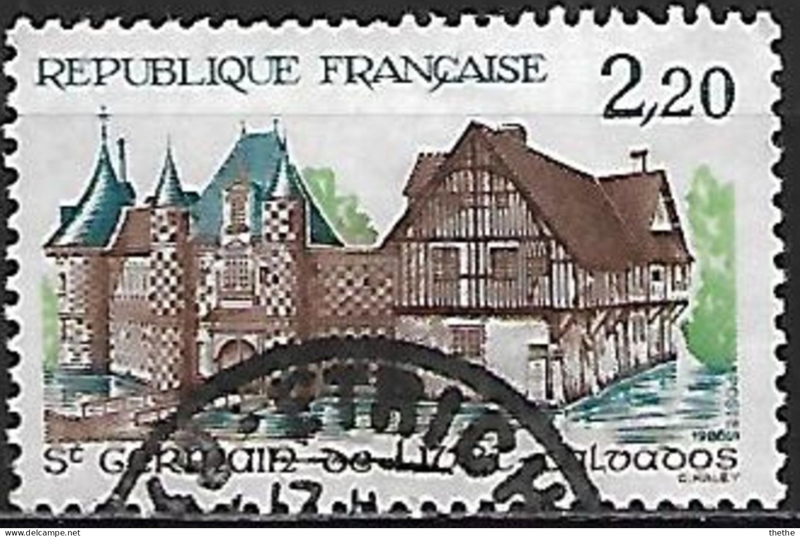 FRANCE - Château De Saint-Germain-de-Livet - Used Stamps