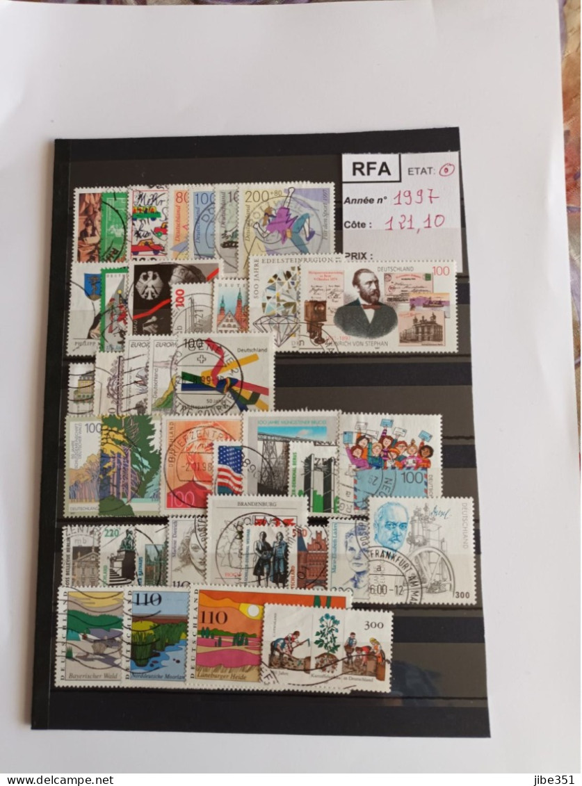 RFA L ' Année 1997 Oblitérée - Used Stamps