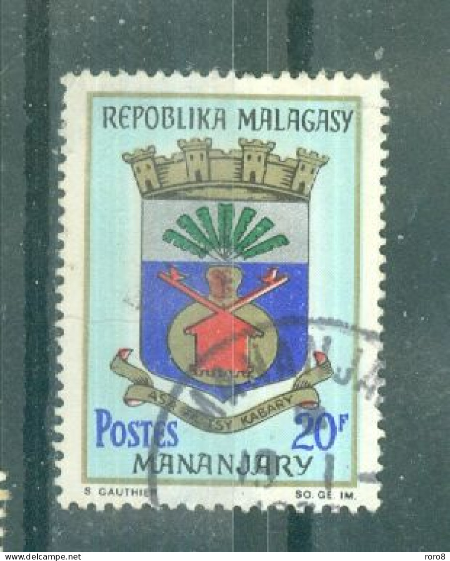 MADAGASCAR - N°438 Oblitéré. Armoiries. - Briefmarken