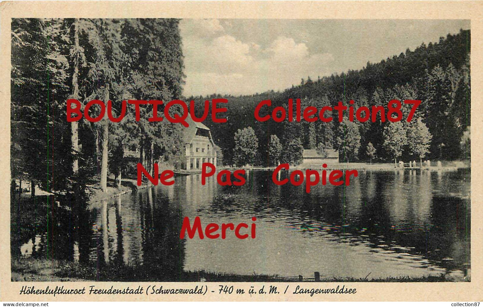 ALLEMAGNE < FREUDENSTADT > Langenwaldsee - Freudenstadt