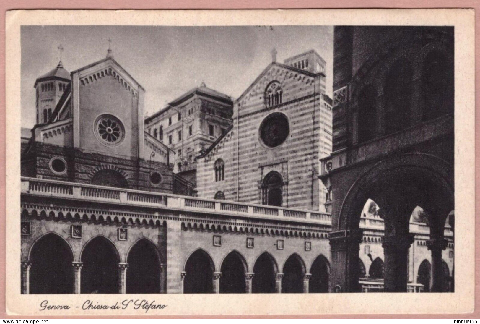 Cartolina Genova Chiesa Di S. Stefano - Non Viaggiata - Genova (Genoa)