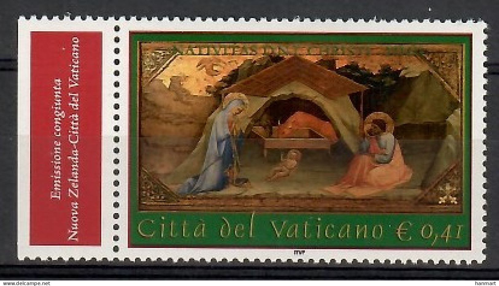 Vatican City 2002 Mi 1427 MNH  (ZE2 VTCmar1427b) - Christmas