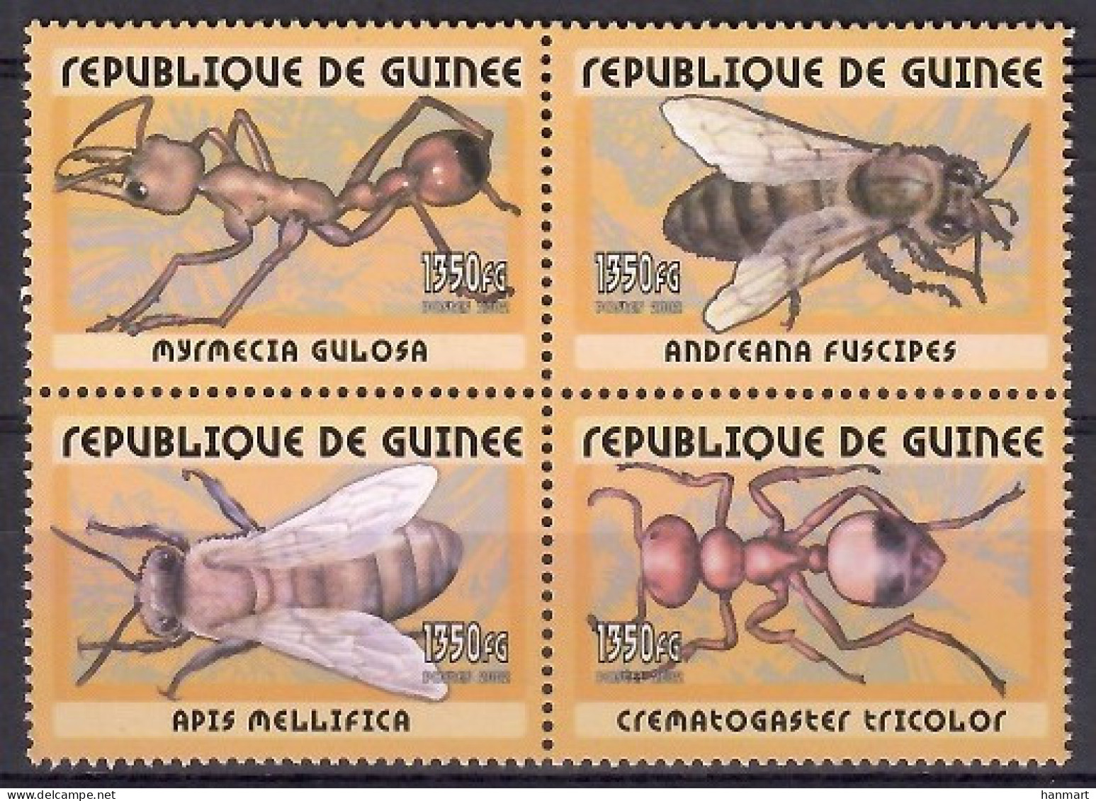 Guinea 2001 Mi 3370-3373 MNH  (LZS5 GURvie3370-3373) - Andere