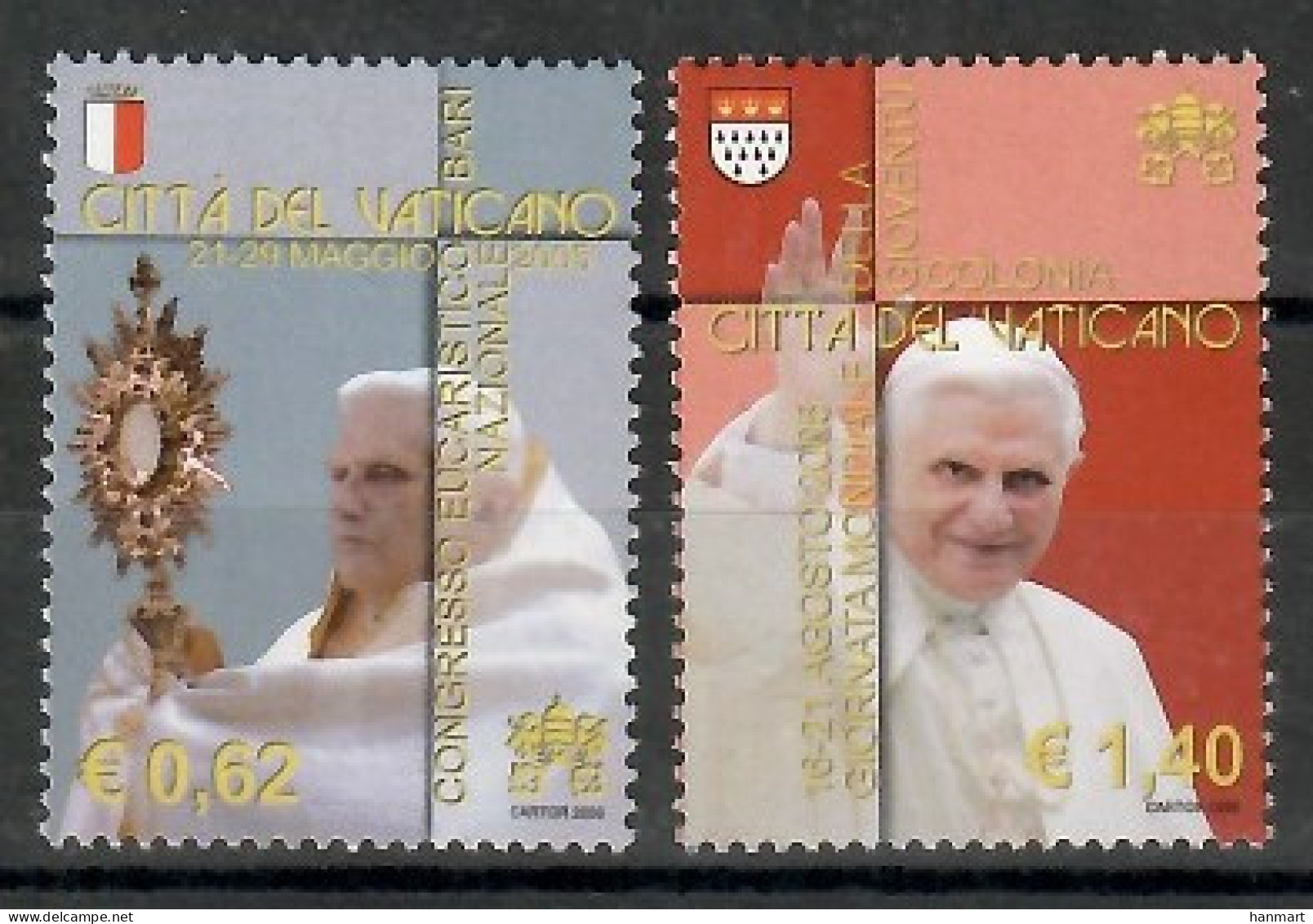Vatican City 2006 Mi 1558-1559 MNH  (ZE2 VTC1558-1559) - Papes