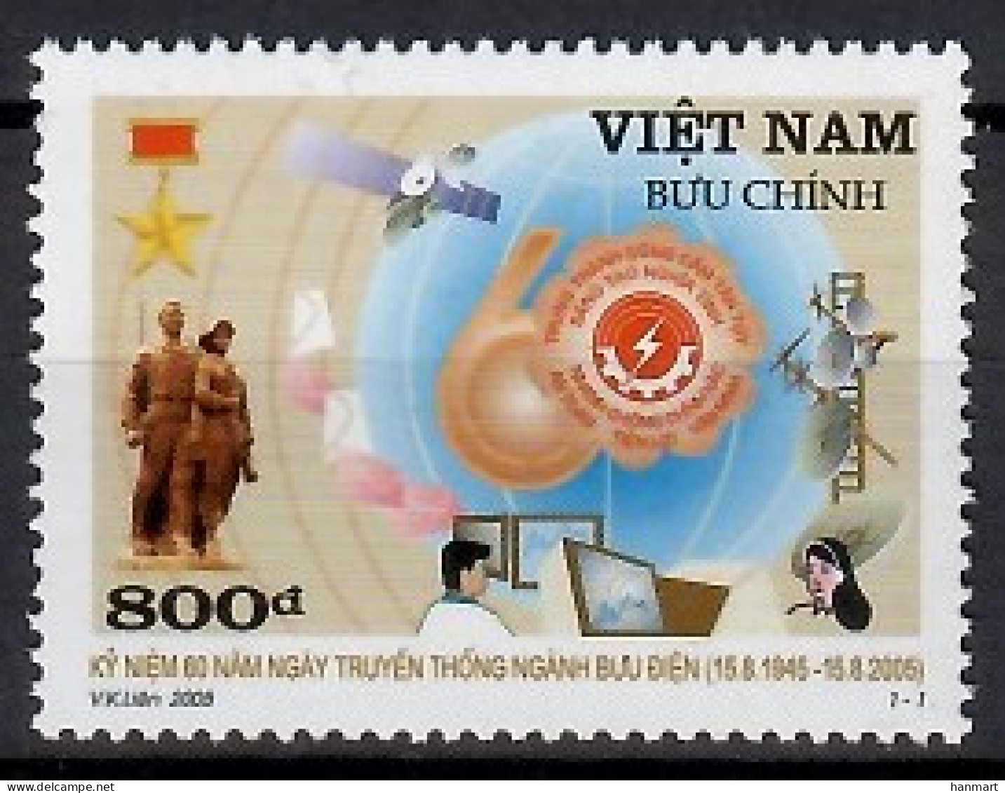 Vietnam 2005 Mi 3362 MNH  (ZS8 VTN3362) - Télécom