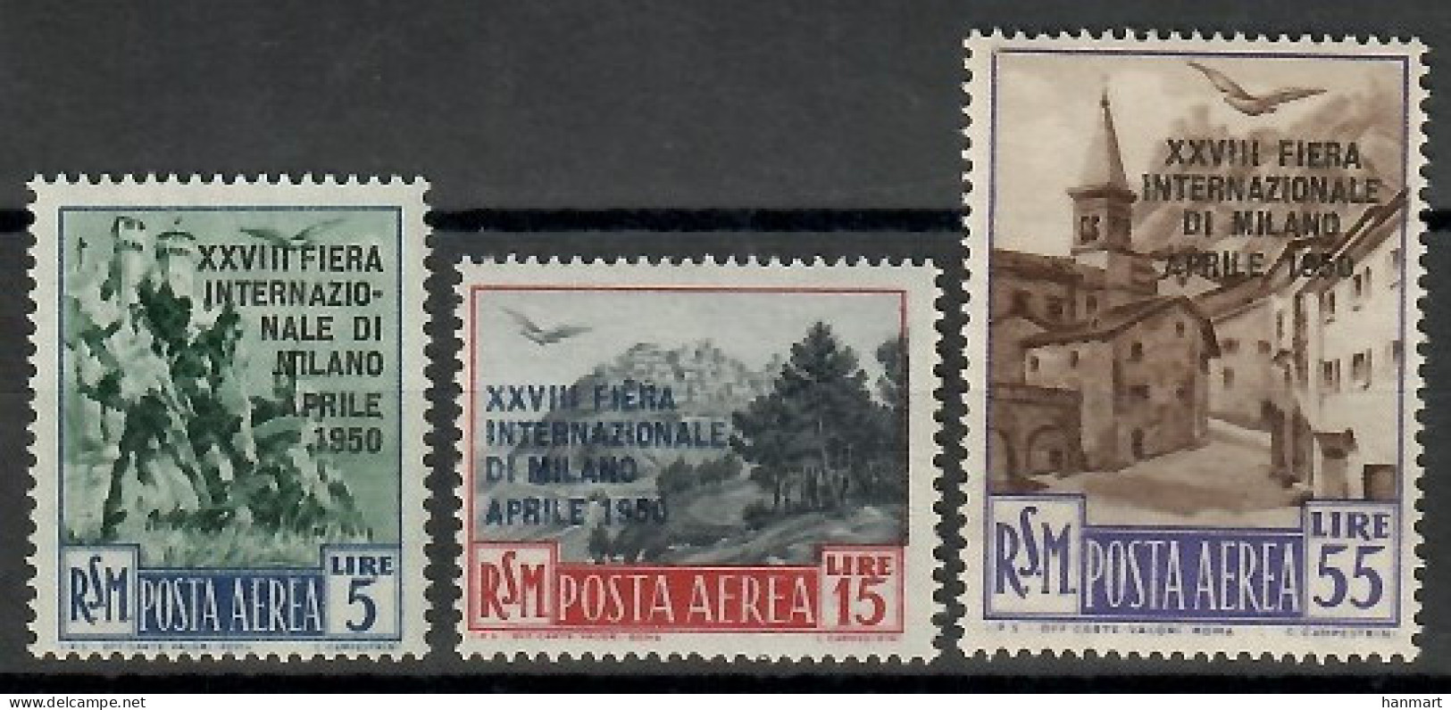 San Marino 1950 Mi 451-453 MNH  (ZE2 SMR451-453) - Other