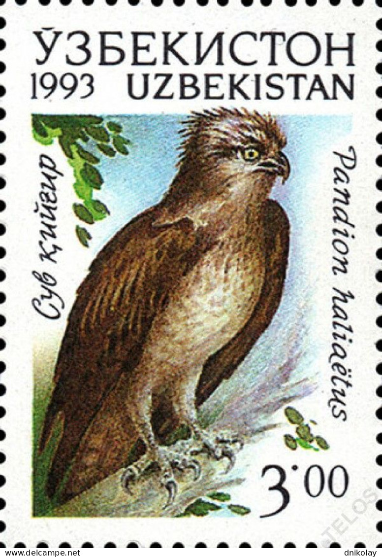 1993 07 Uzbekistan Fauna Teratoscincus scincus Pandion haliaetus 	Remiz pendulinus MNH