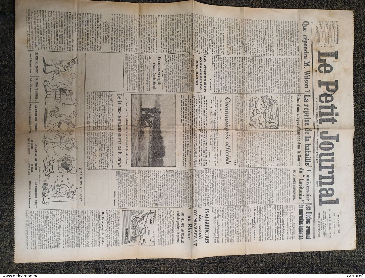 LE PETIT JOURNAL  8 Mai 1916 - Le Petit Journal