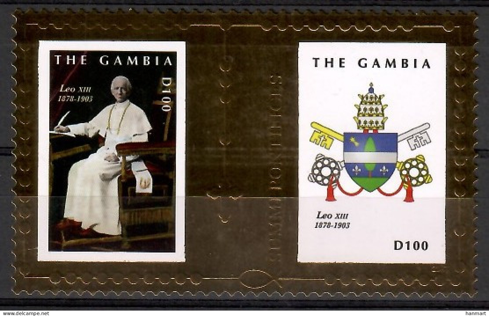 Gambia 2010 Mi Block 796 MNH  (ZS5 GMBbl796) - Papes