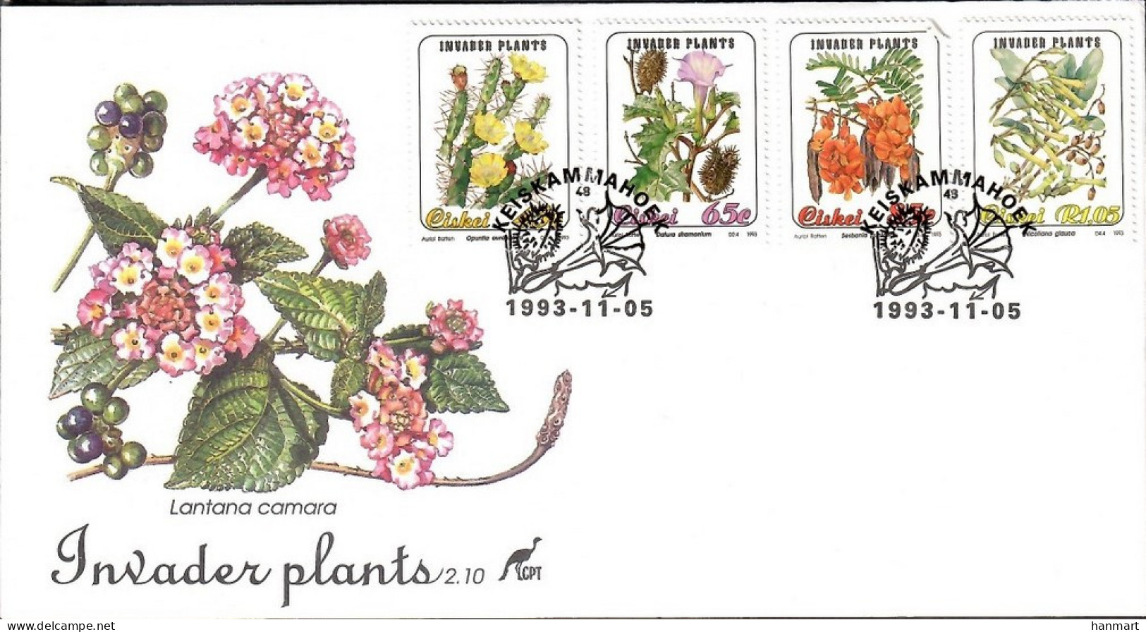 Ciskei 1993 Mi 242-245 FDC  (FDC ZS6 CIS242-245) - Andere & Zonder Classificatie