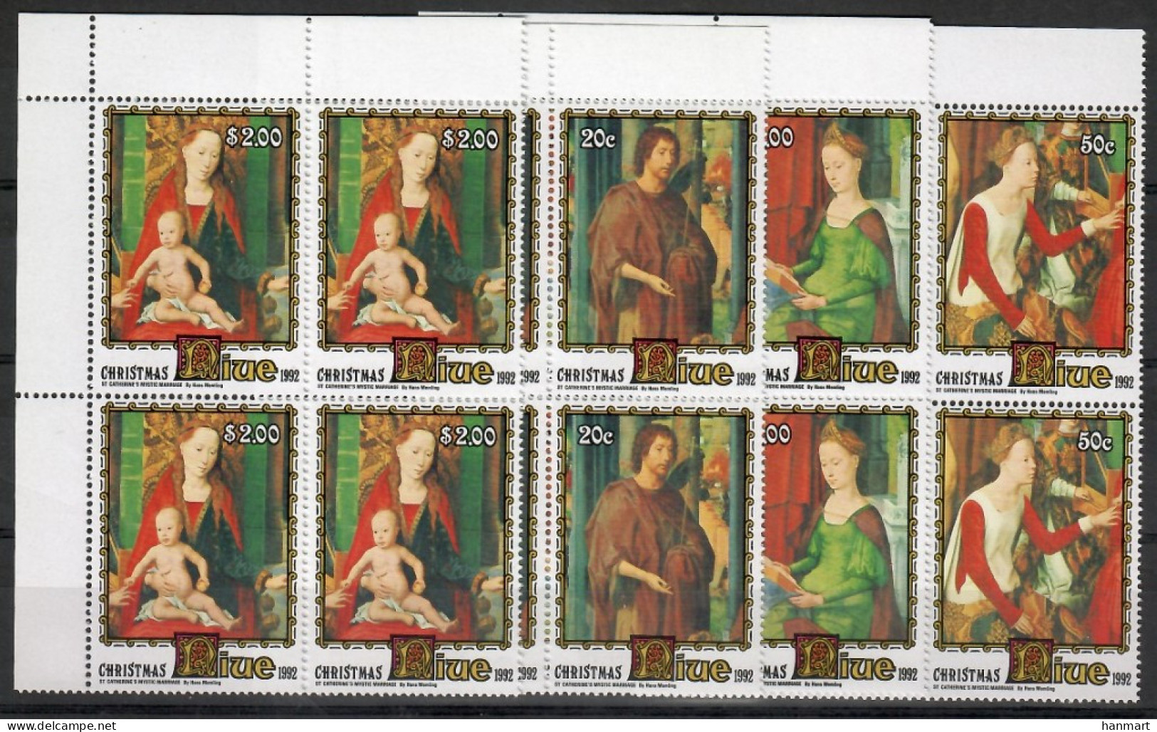 Niue 1992 Mi 813-816 MNH  (ZS7 NIEmarvie813-816) - Christmas