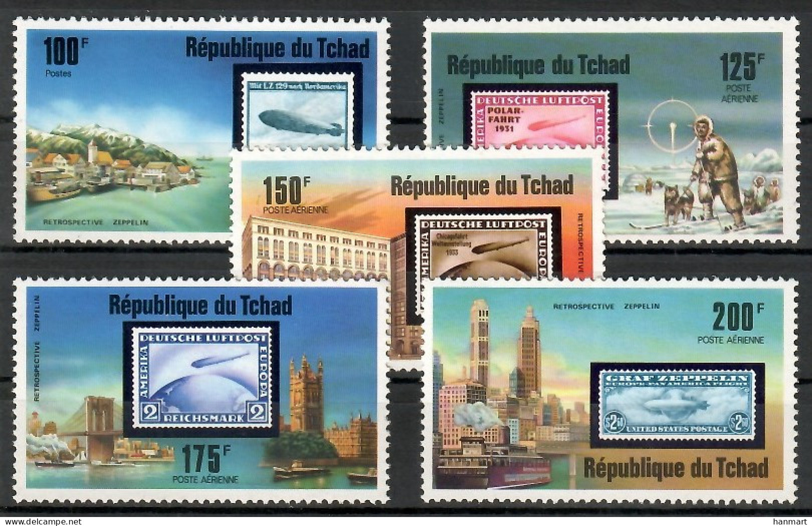 Chad 1977 Mi 775-779 MNH  (ZS5 CHD775-779) - Other