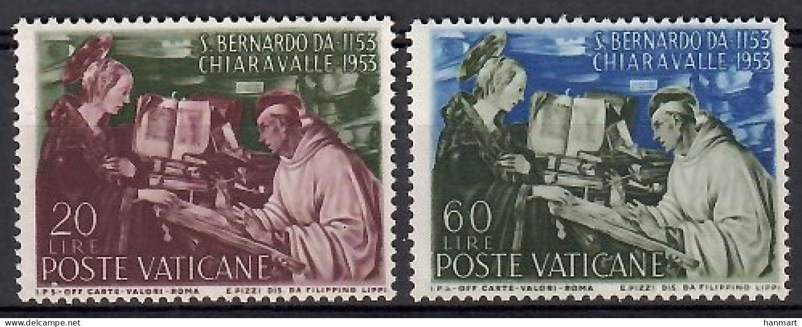 Vatican City 1953 Mi 209-210 Mh - Mint Hinged  (PZE2 VTC209-210) - Andere
