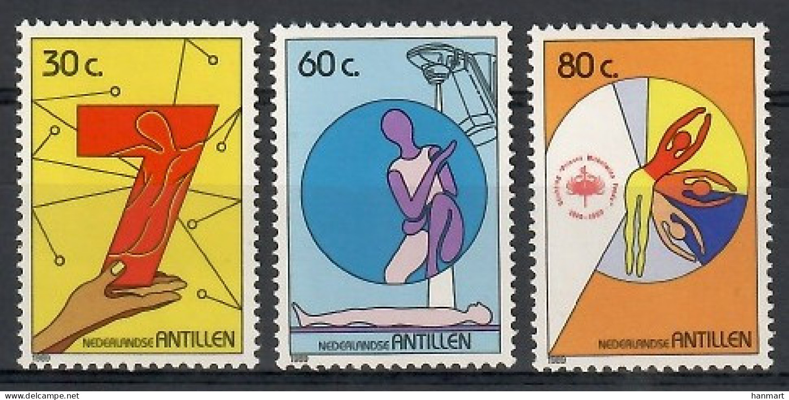 Netherlands Antilles 1989 Mi 668-670 MNH  (ZS2 DTA668-670) - Zonder Classificatie