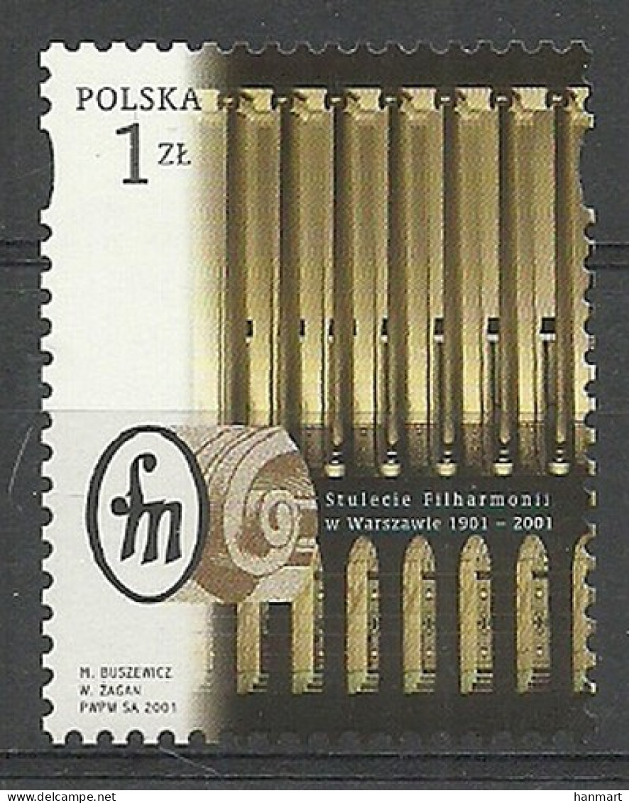 Poland 2001 Mi 3929 Fi 3779b MNH  (ZE4 PLD3929-b) - Music