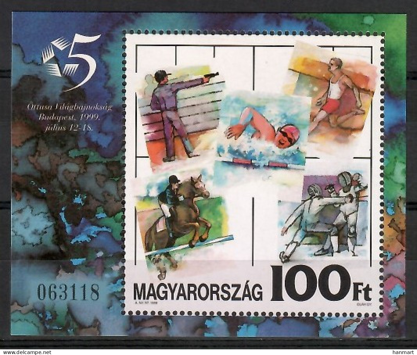Hungary 1999 Mi Block 249 MNH  (ZE4 HNGbl249) - Other & Unclassified