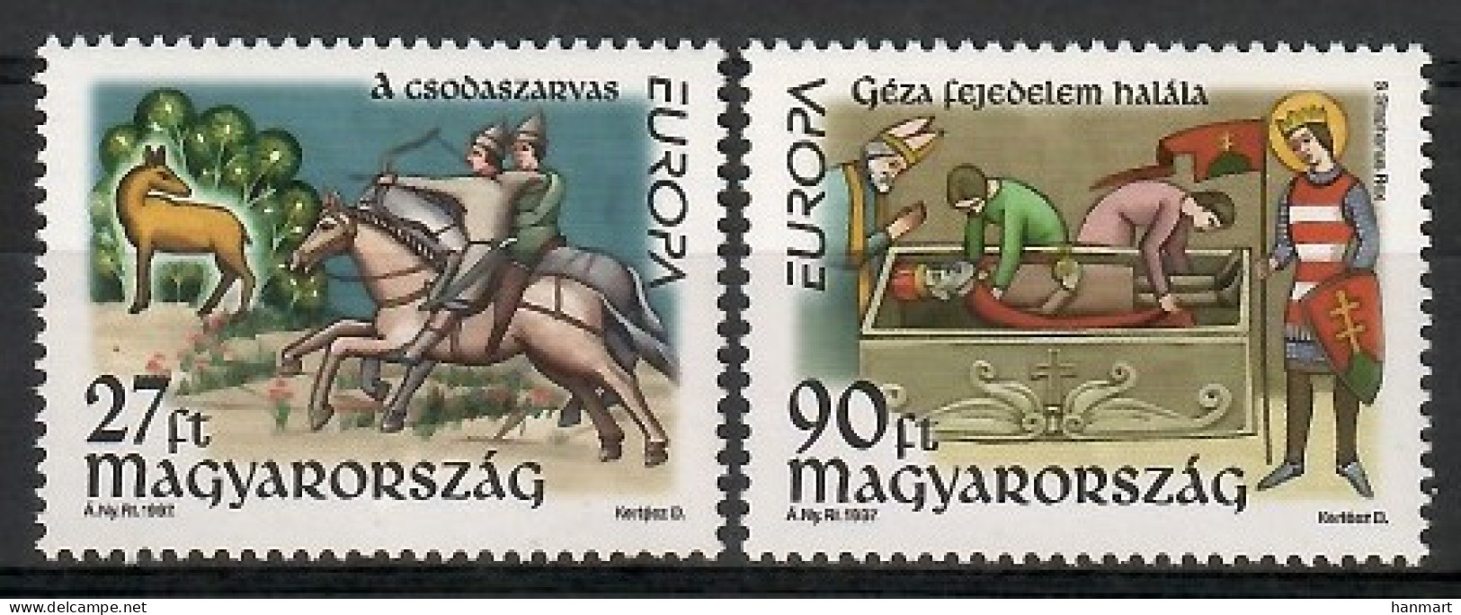 Hungary 1997 Mi 4455-4456 MNH  (ZE4 HNG4455-4456) - Other & Unclassified