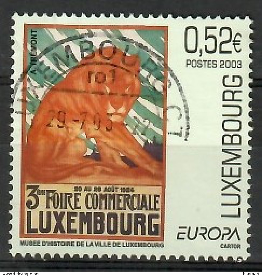 Luxembourg 2003 Mi 1608 Cancelled  (SLZE3 LXB1608) - Other & Unclassified