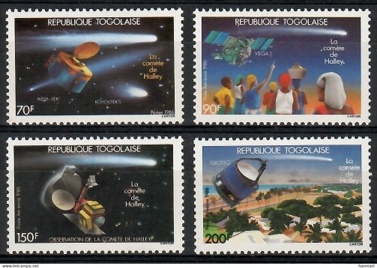 Togo 1986 Mi 1944-1947 MNH  (ZS5 TGO1944-1947) - Sonstige & Ohne Zuordnung