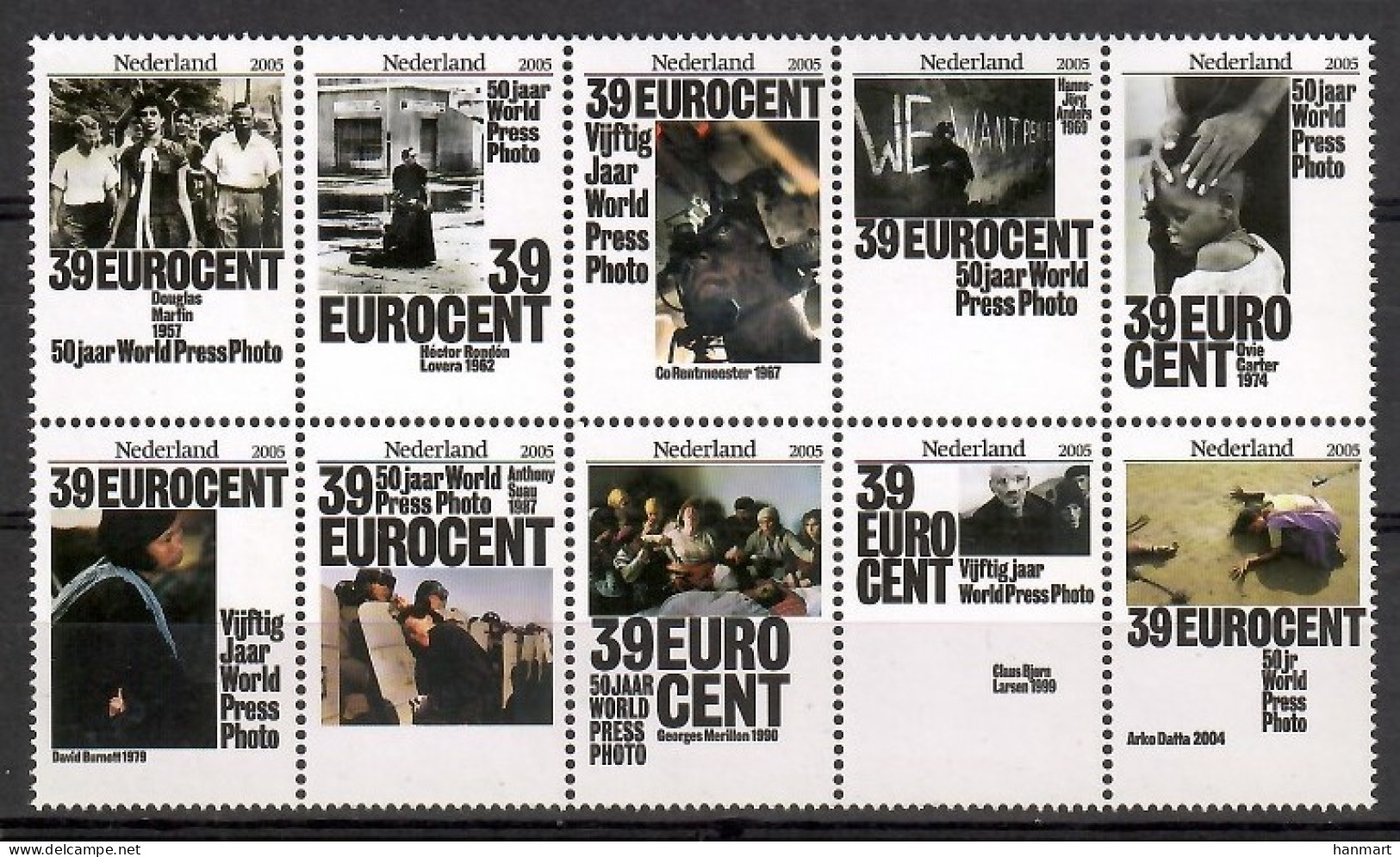 Netherlands 2005 Mi 2326-2335 MNH  (ZE3 NTHzeh2326-2335) - Cinéma