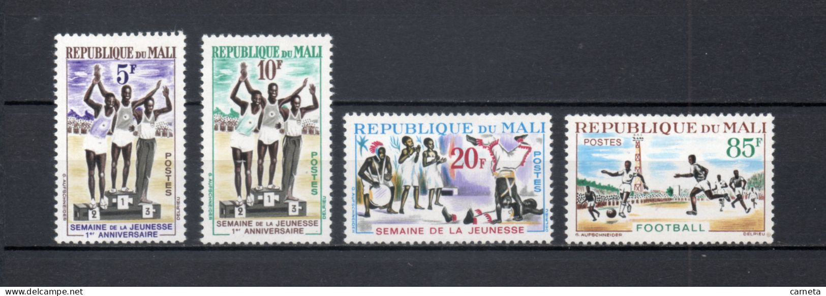 MALI  N° 50 à 53   NEUFS SANS CHARNIERE  COTE 4.00€    SPORT DANSE FOOTBALL - Mali (1959-...)