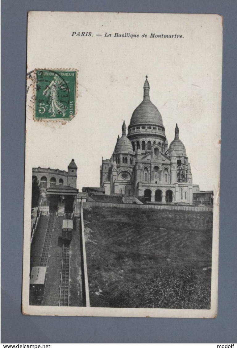 CPA - 75 - Paris - La Basilique De Montmartre - Circulée En 1909 - Sacré Coeur