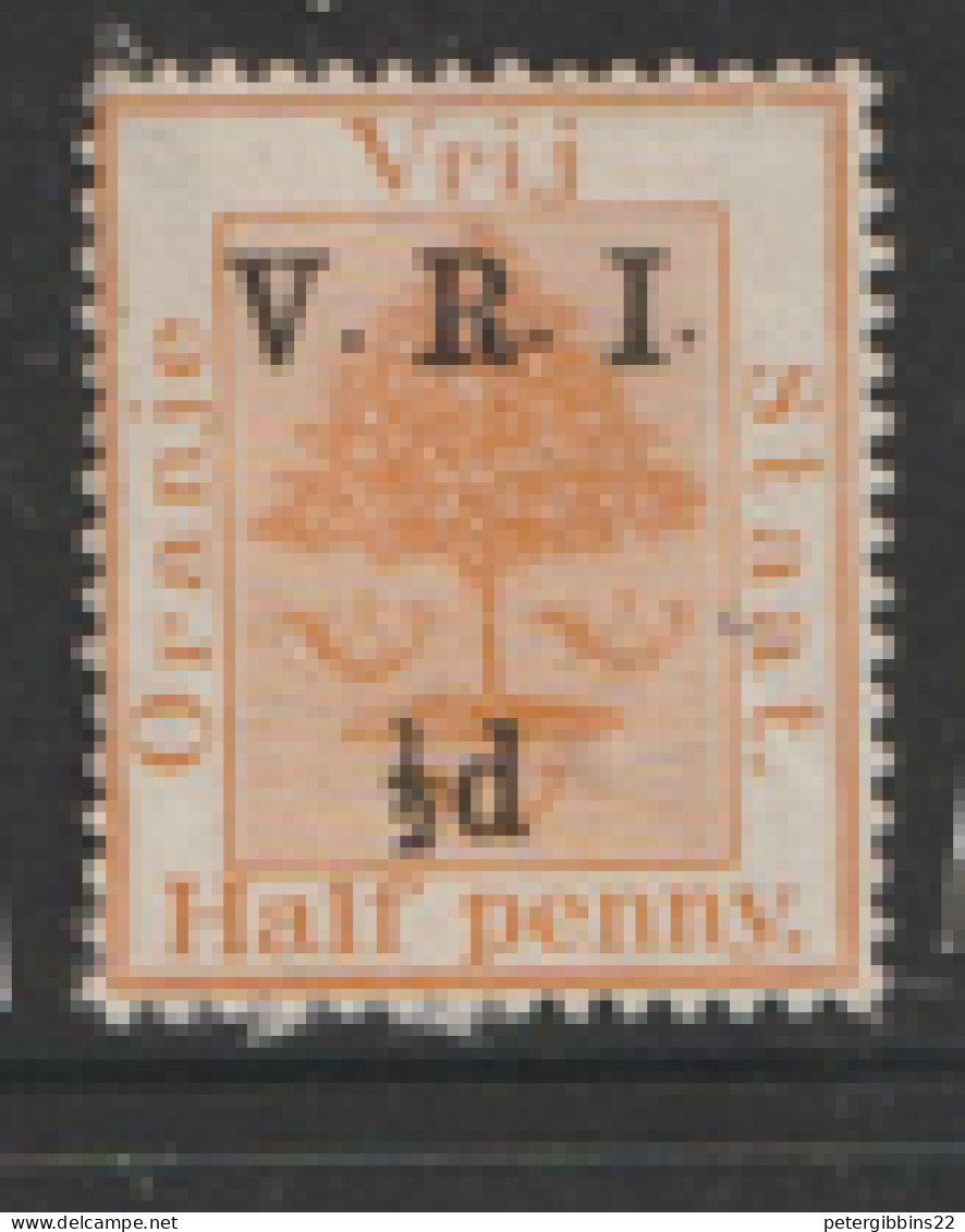 Orange Free State  1900 SG 112  Surcharged  V.R.I.  1/2d  Mounted Mint - Oranje Vrijstaat (1868-1909)